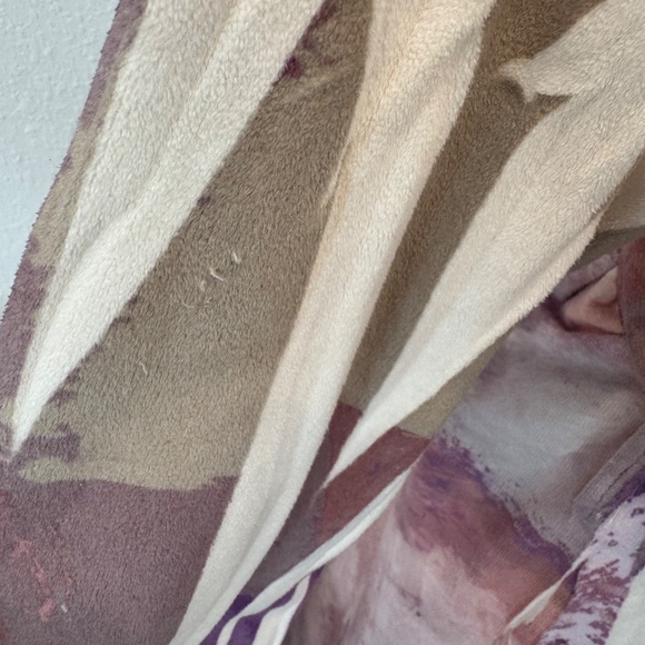 WRAP UP BY VP Women’s Long Pink/Cream Floral Print Soft Robe One Size - Picture 8 of 16